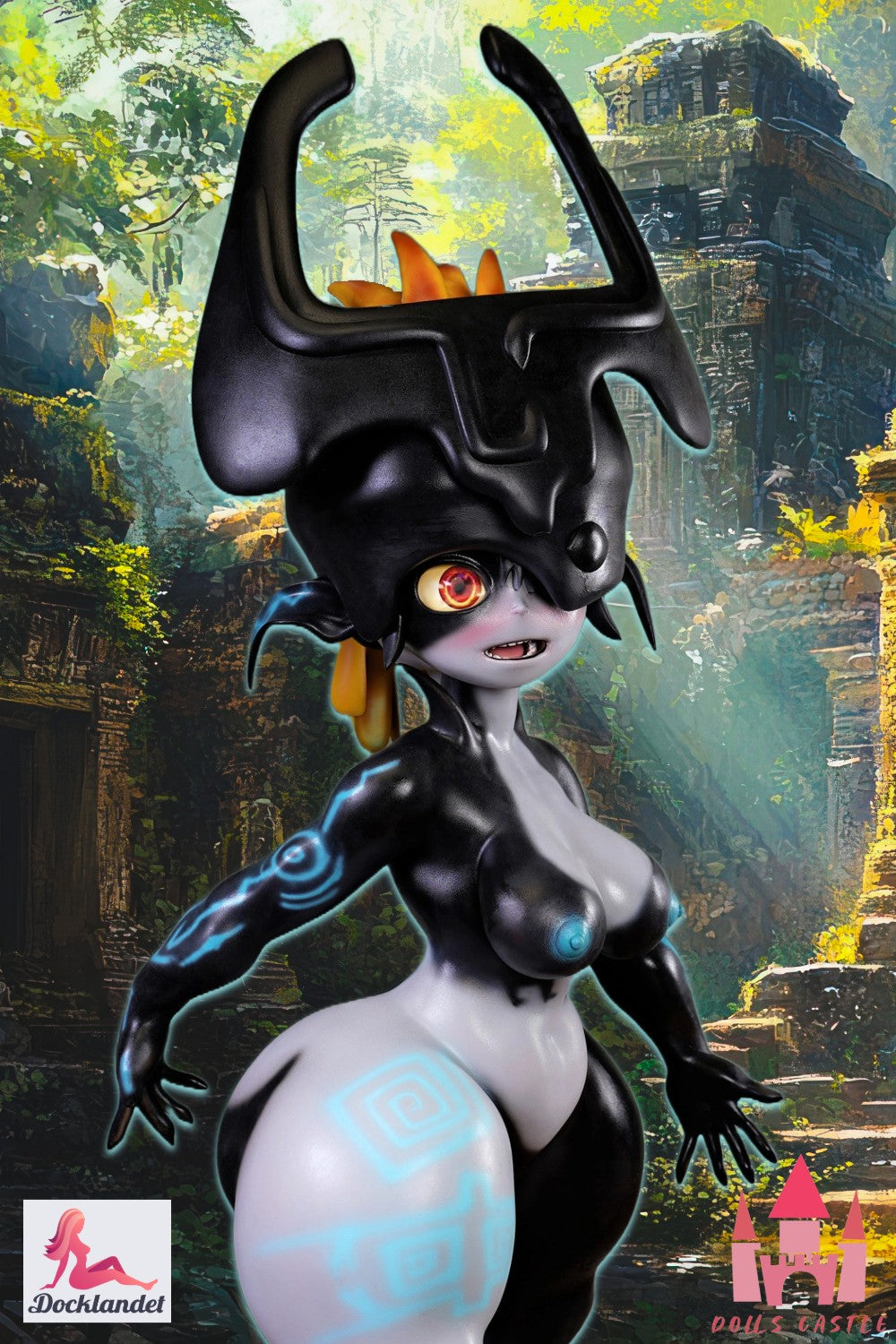 Midna je speciální panenka 130 cm od firmy Dolls Castle oheň. Tato panenka má vzhled inspirovaný populární postavou Midny ze hry The Legend of Zelda. Pro ty z vás, kteří hledají Midnu sex doll v reálu size, tato panenka je opravdu na co se dívat. Midna sex doll je opravdu křivky s velmi širokými boky. Jedinečná panenka a něco pro skutečné sběratele nebo pro ty z vás, kteří fantazírovali o sexu s fiktivní postavou, jako je Midna.