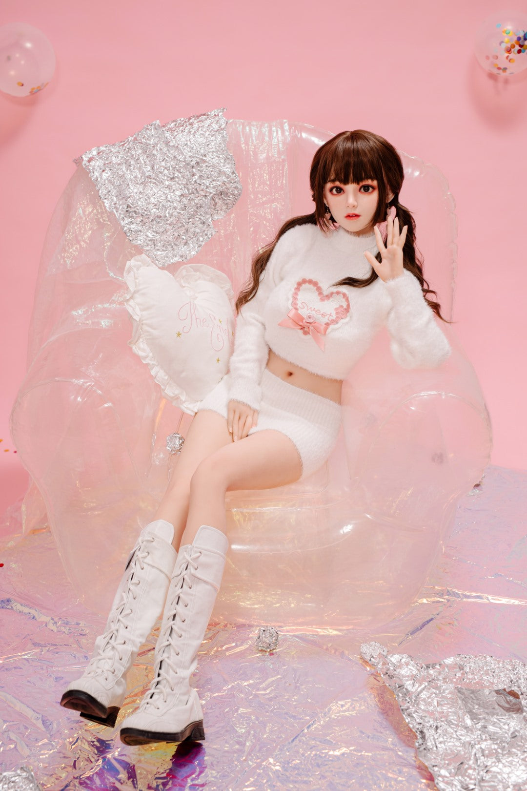 Sexuální panenka Convallaria (Bezlya Doll 149cm miska D 2.0 TPE + silikon)