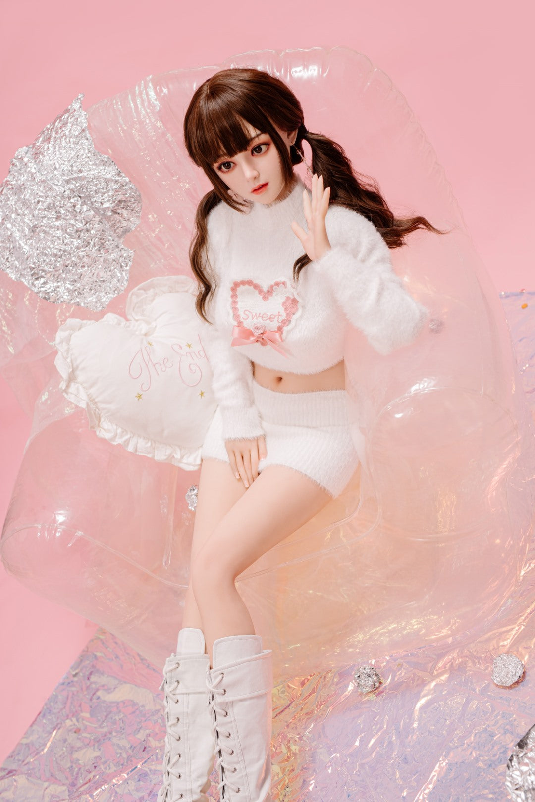 Sexuální panenka Convallaria (Bezlya Doll 149cm miska D 2.0 TPE + silikon)