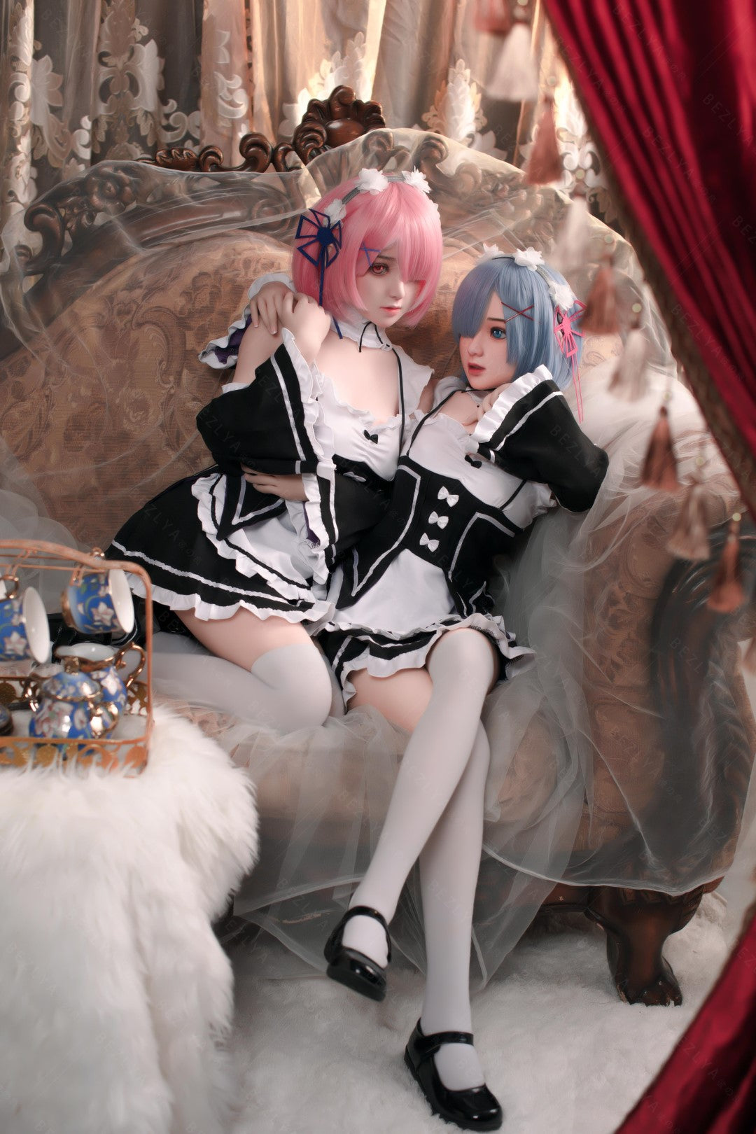 Rem Sex Doll (Bezlya Doll 149cm miska D 2.0 TPE + silikon)