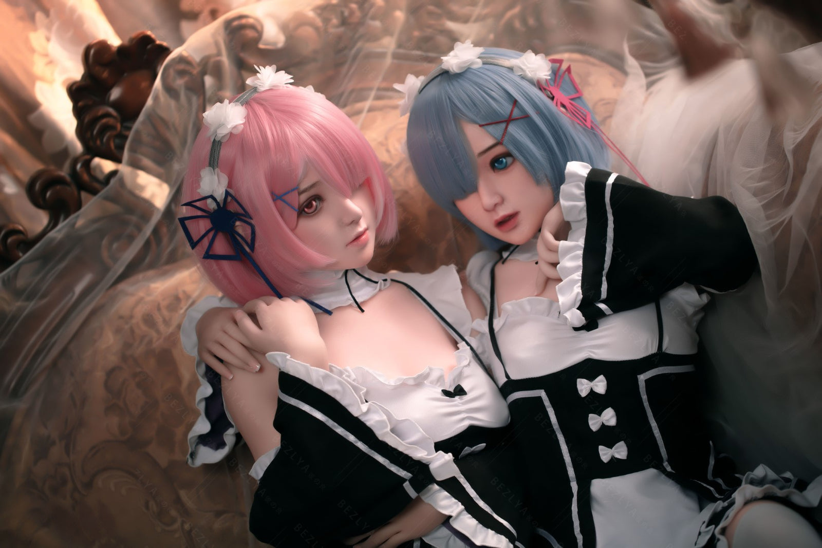 Rem Sex Doll (Bezlya Doll 149cm miska D 2.0 TPE + silikon)