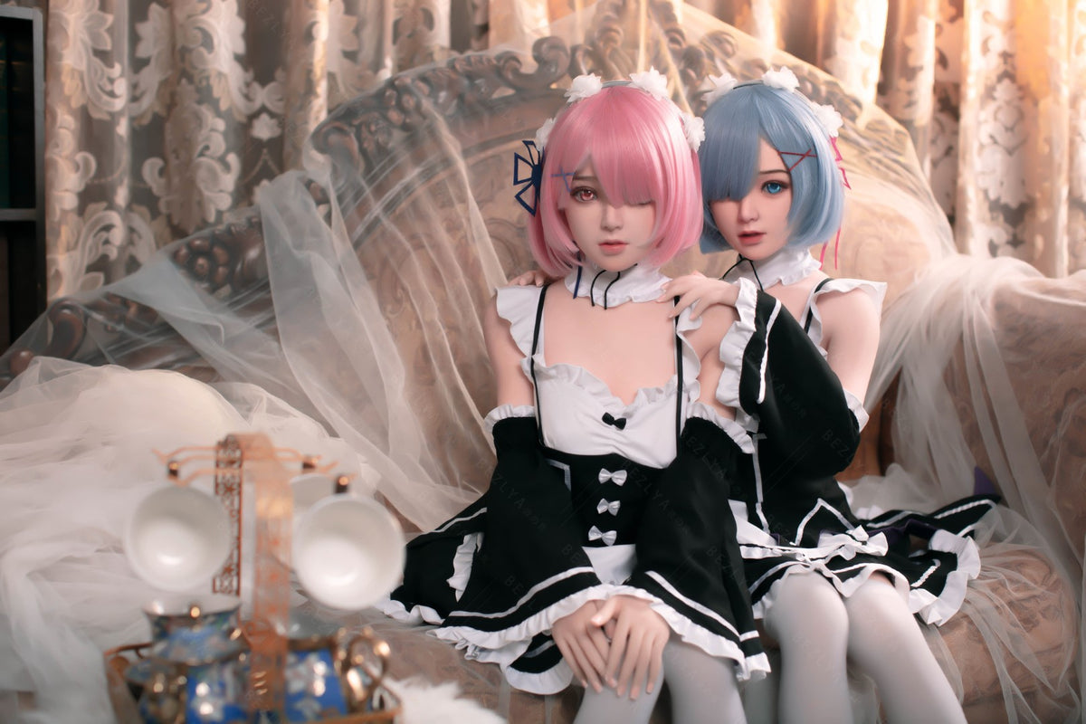 Rem Sex Doll (Bezlya Doll 149cm miska D 2.0 TPE + silikon)