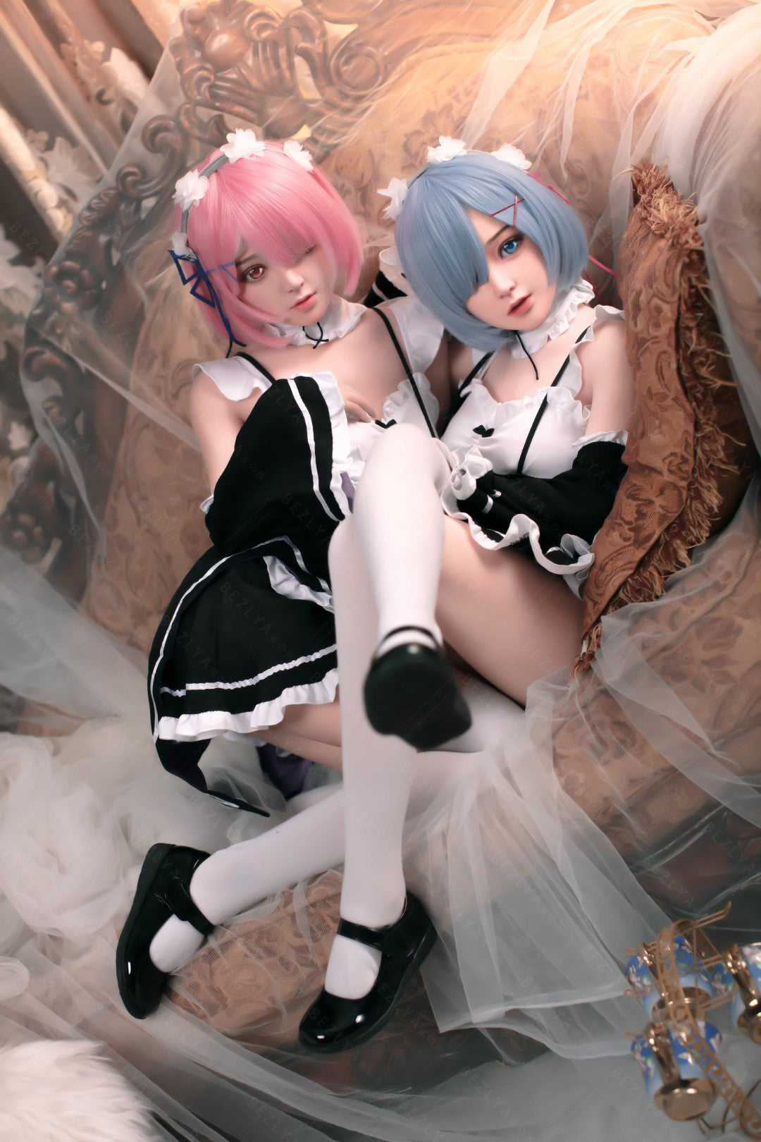 Rem Sex Doll (Bezlya Doll 149cm miska D 2.0 TPE + silikon)