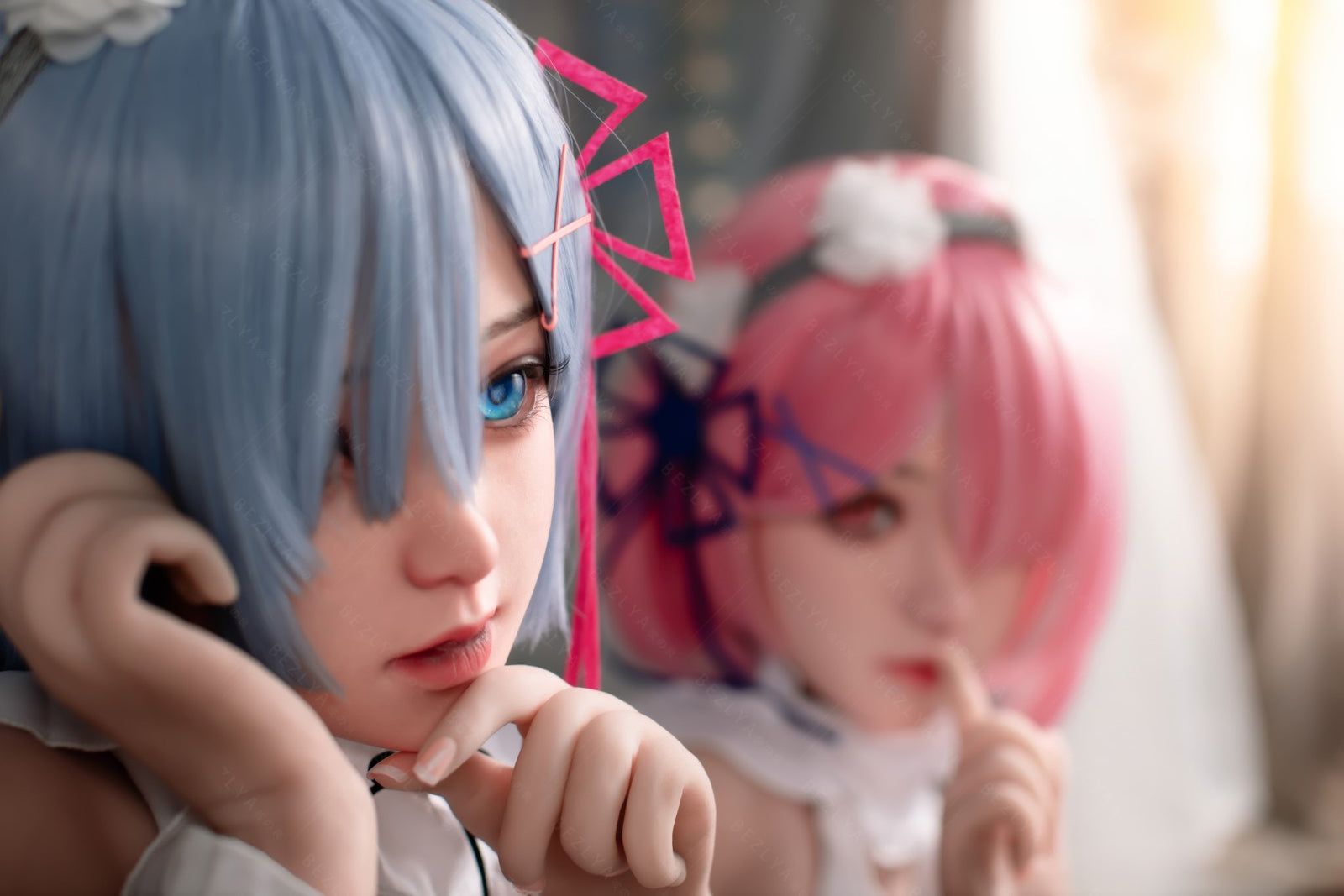 Rem Sex Doll (Bezlya Doll 149cm miska D 2.0 TPE + silikon)