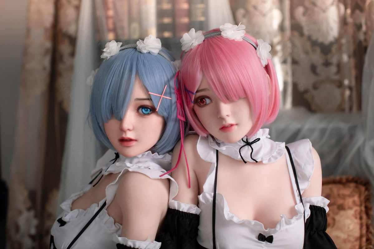Rem Sex Doll (Bezlya Doll 149cm miska D 2.0 TPE + silikon)