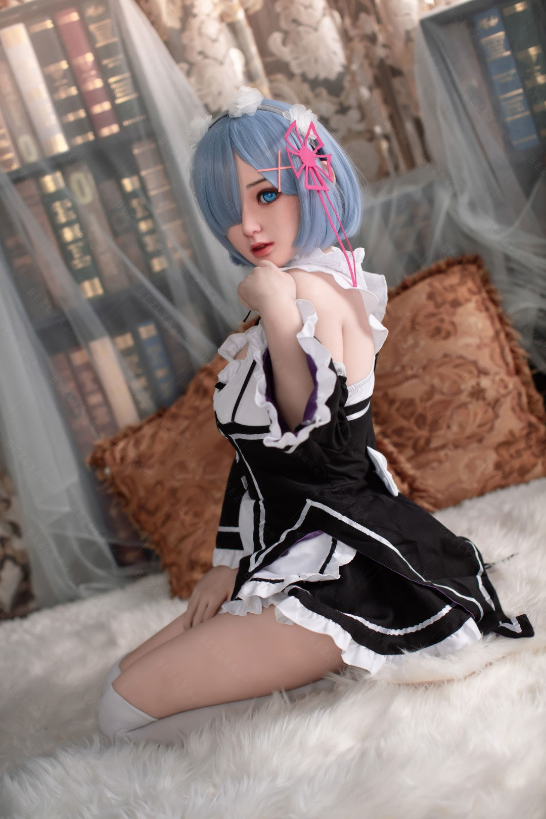 Rem Sex Doll (Bezlya Doll 149cm miska D 2.0 TPE + silikon)