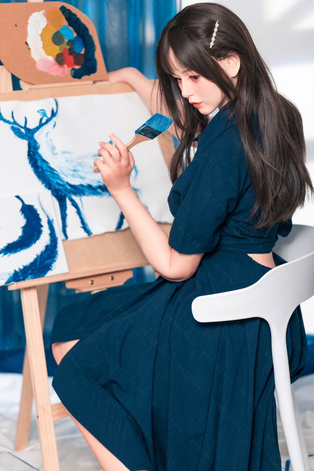 Sexuální panenka Begonia (Bezlya Doll 162cm C-Cup 2,2U silikon)