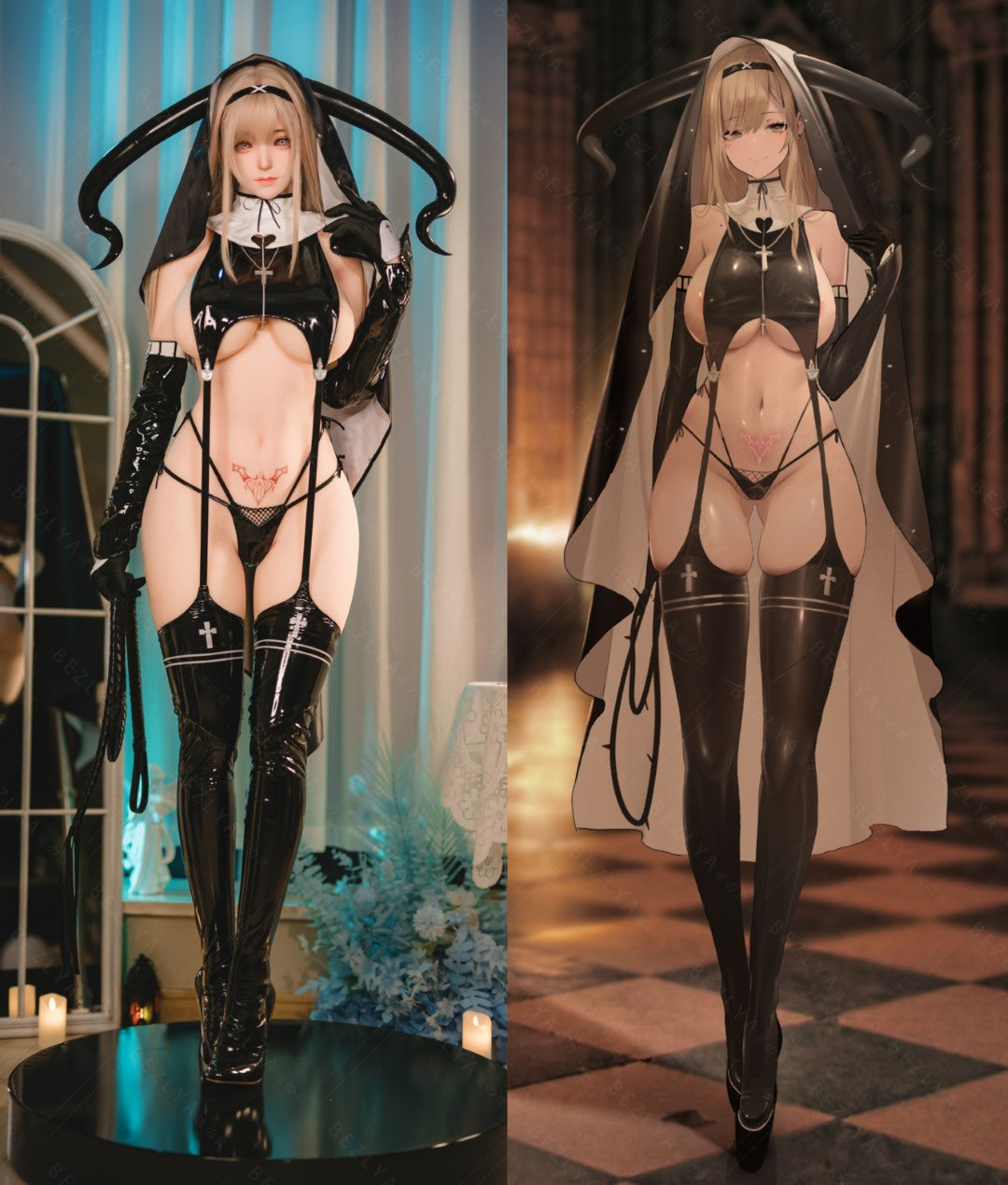 Sexuální panenka Campanula (Bezlya Doll 155 cm F-CUP 2.0 TPE+Silikon)