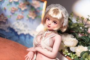 Meruňková sexuální panenka (Bezlya Doll 62cm E-CUP 2.2 Silikon)