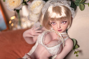 Meruňková sexuální panenka (Bezlya Doll 62cm E-CUP 2.2 Silikon)