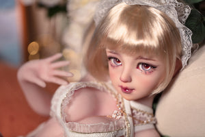 Meruňková sexuální panenka (Bezlya Doll 62cm E-CUP 2.2 Silikon)