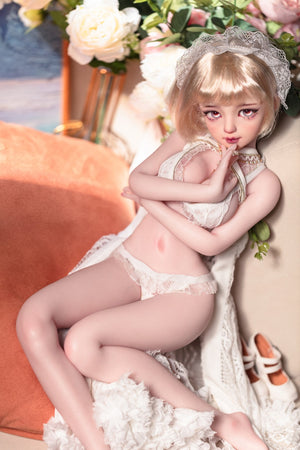 Meruňková sexuální panenka (Bezlya Doll 62cm E-CUP 2.2 Silikon)