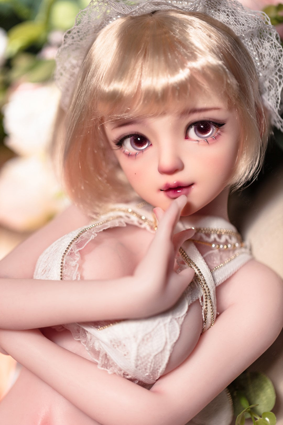 Meruňková sexuální panenka (Bezlya Doll 62cm E-CUP 2.2 Silikon)