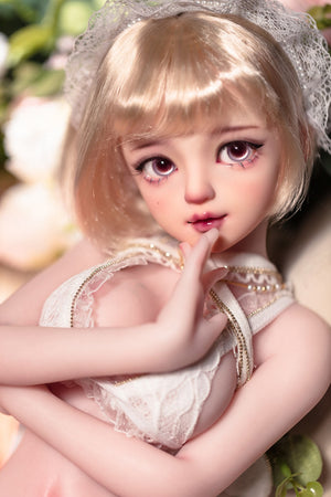Meruňková sexuální panenka (Bezlya Doll 62cm E-CUP 2.2 Silikon)