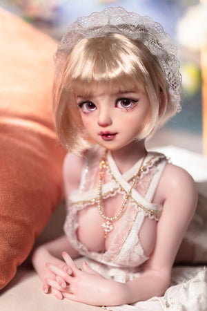 Meruňková sexuální panenka (Bezlya Doll 62cm E-CUP 2.2 Silikon)