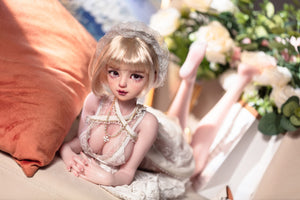 Meruňková sexuální panenka (Bezlya Doll 62cm E-CUP 2.2 Silikon)