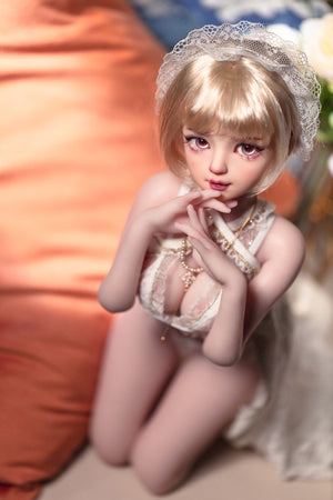 Meruňková sexuální panenka (Bezlya Doll 62cm E-CUP 2.2 Silikon)