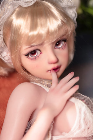 Meruňková sexuální panenka (Bezlya Doll 62cm E-CUP 2.2 Silikon)