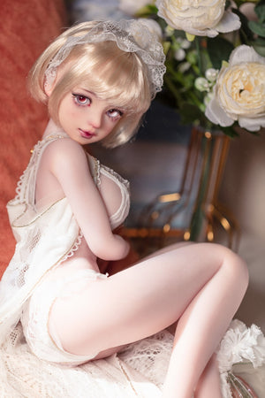 Meruňková sexuální panenka (Bezlya Doll 62cm E-CUP 2.2 Silikon)