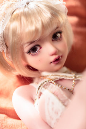 Meruňková sexuální panenka (Bezlya Doll 62cm E-CUP 2.2 Silikon)