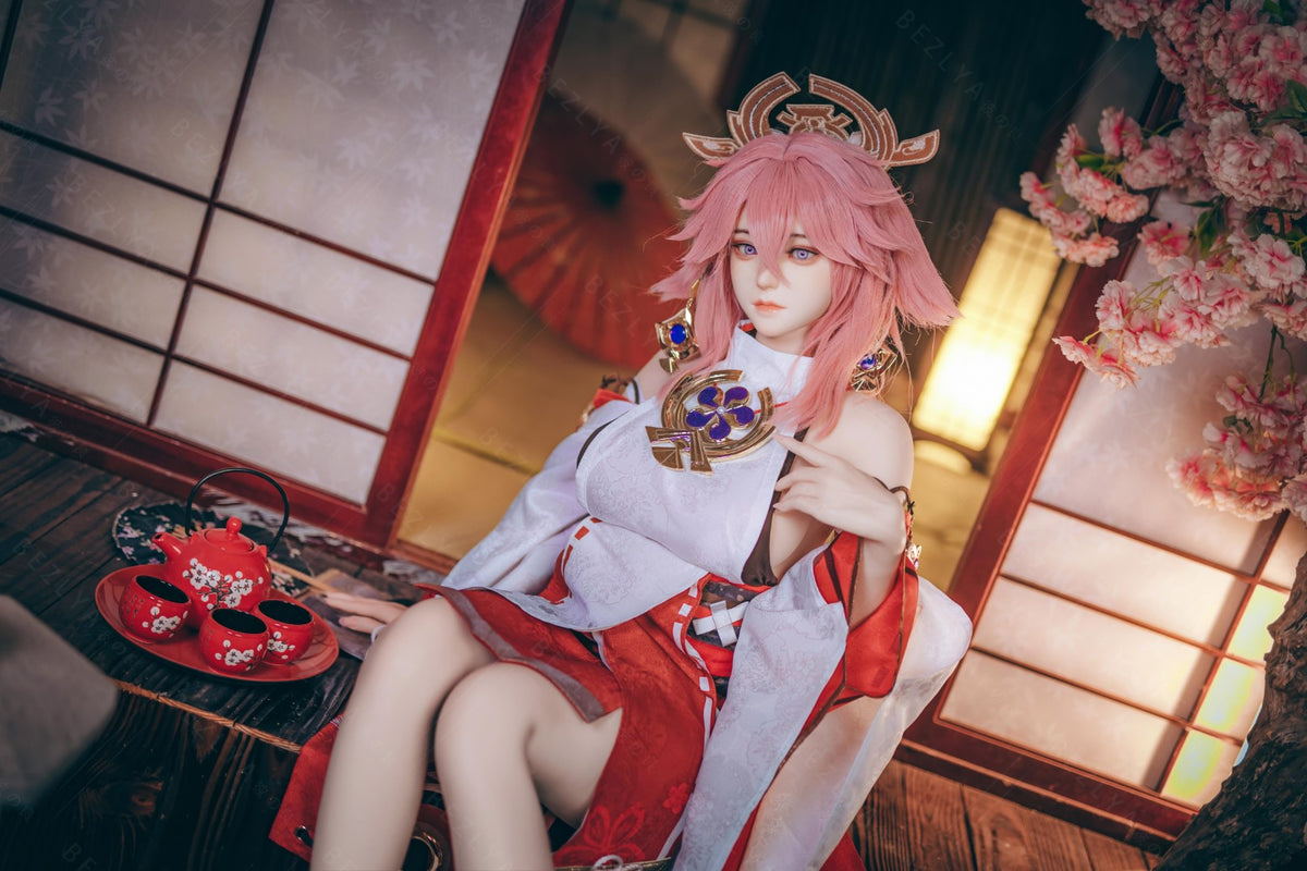 Yae Miko Sex Doll (Bezlya Doll 155cm E-pohár 2.2CF silikon)