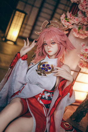 Yae Miko Sex Doll (Bezlya Doll 155cm E-CUP 2.2CF Silikon)