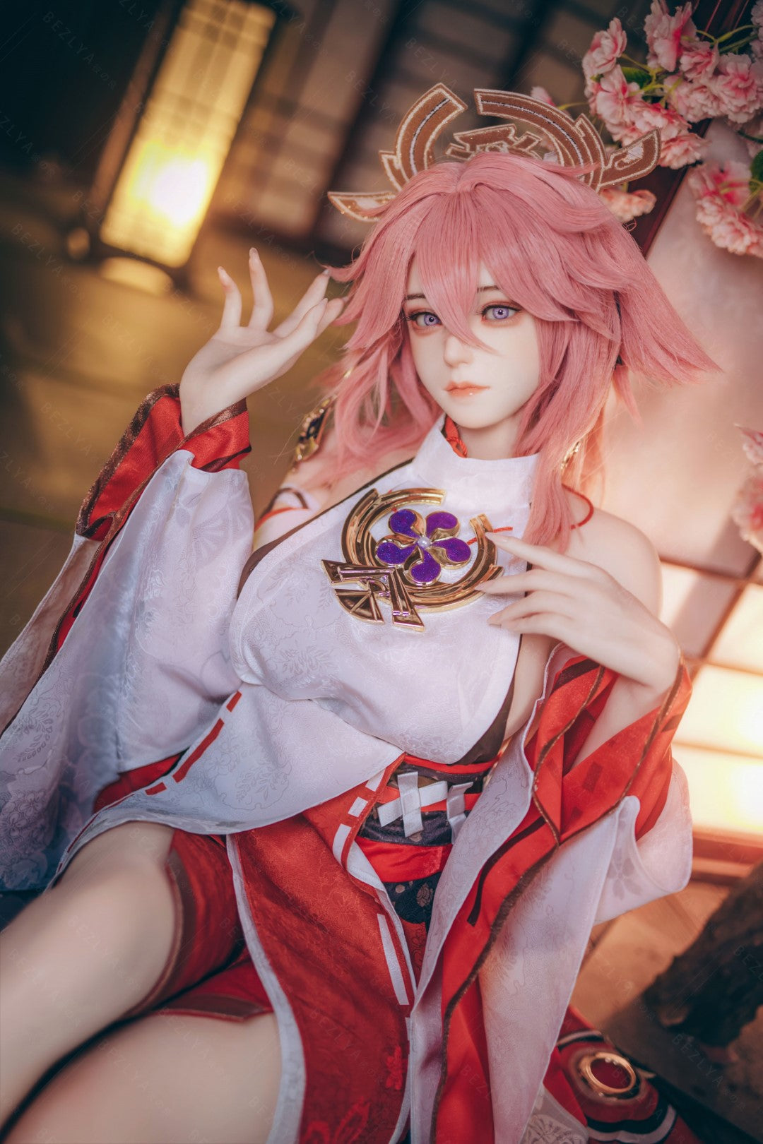 Yae Miko Sex Doll (Bezlya Doll 155cm E-pohár 2.2CF silikon)