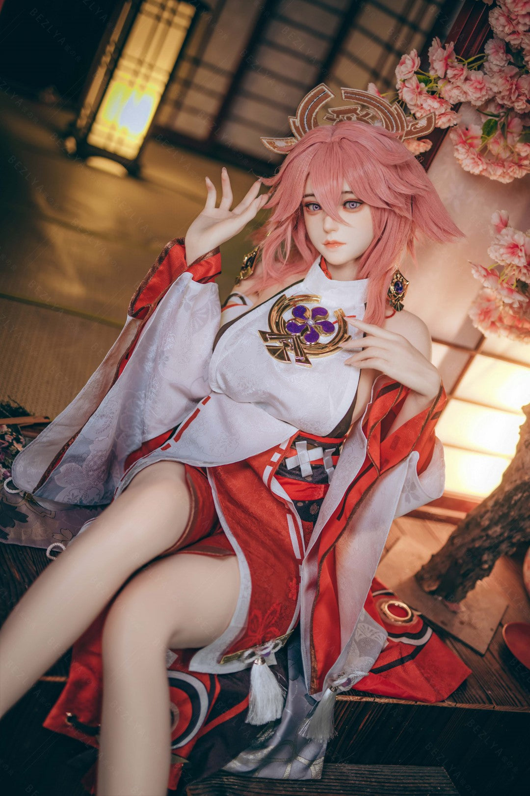 Yae Miko Sex Doll (Bezlya Doll 155cm E-pohár 2.2CF silikon)