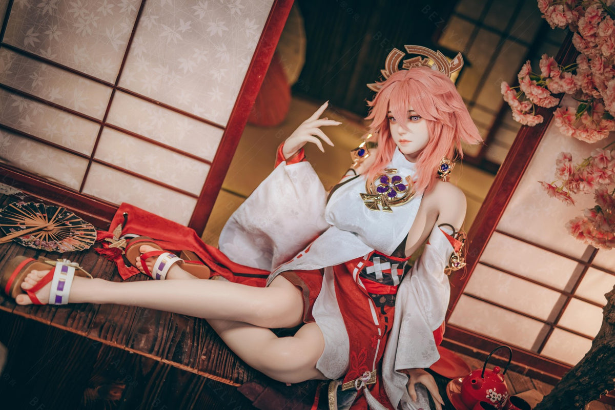 Yae Miko Sex Doll (Bezlya Doll 155cm E-pohár 2.2CF silikon)