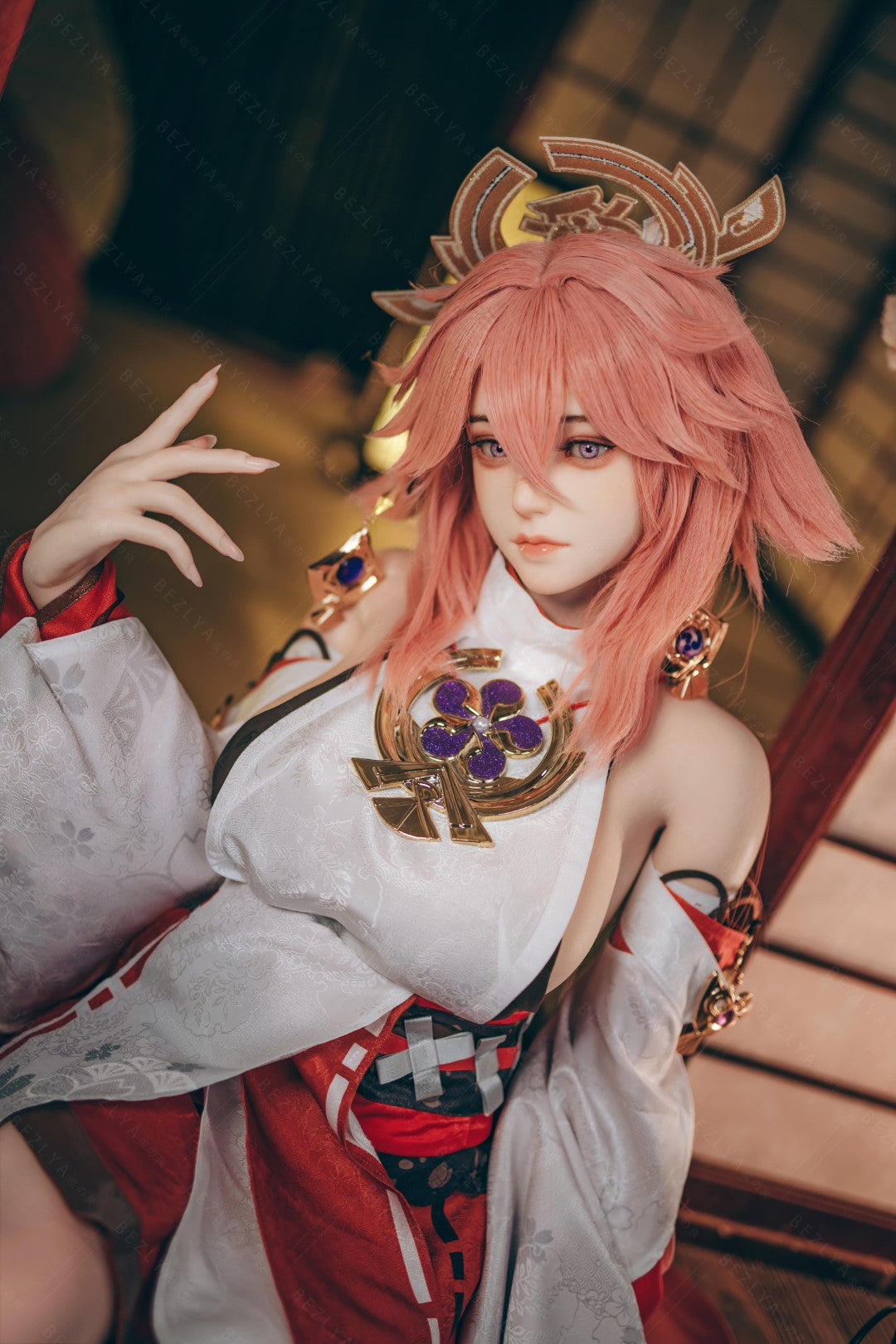 Yae Miko Sex Doll (Bezlya Doll 155cm E-pohár 2.2CF silikon)