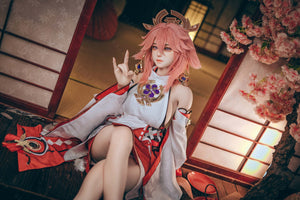 Yae Miko Sex Doll (Bezlya Doll 155cm E-CUP 2.2CF Silikon)
