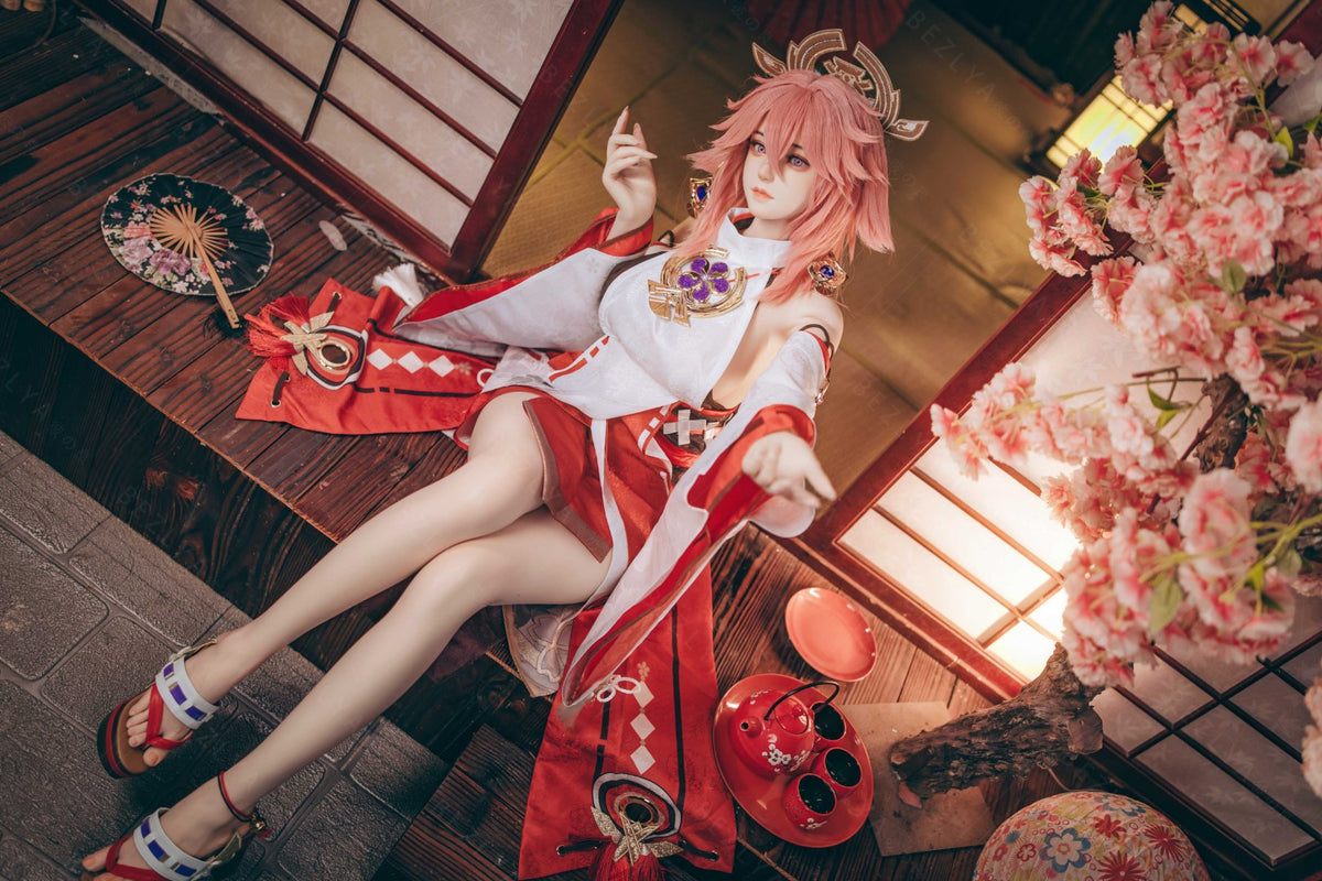 Yae Miko Sex Doll (Bezlya Doll 155cm E-pohár 2.2CF silikon)