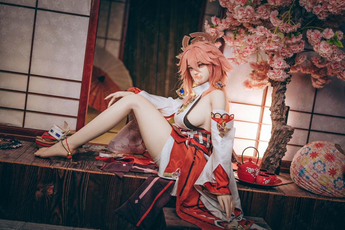 Yae Miko Sex Doll (Bezlya Doll 155cm E-pohár 2.2CF silikon)