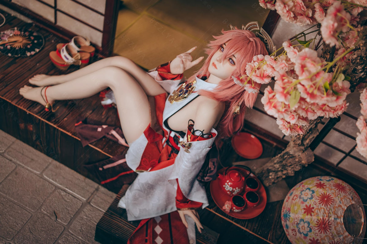 Yae Miko Sex Doll (Bezlya Doll 155cm E-pohár 2.2CF silikon)