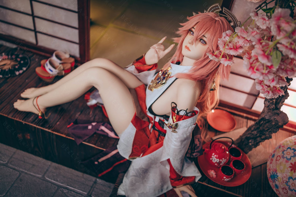 Yae Miko Sex Doll (Bezlya Doll 155cm E-pohár 2.2CF silikon)