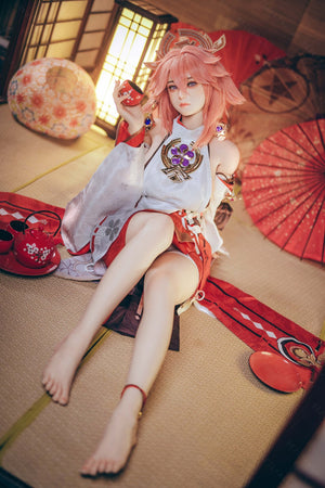 Yae Miko Sex Doll (Bezlya Doll 155cm E-CUP 2.2CF Silikon)