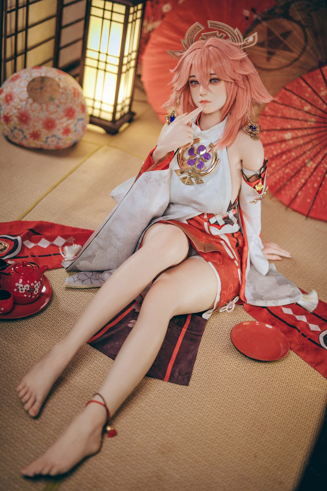 Yae Miko Sex Doll (Bezlya Doll 155cm E-pohár 2.2CF silikon)