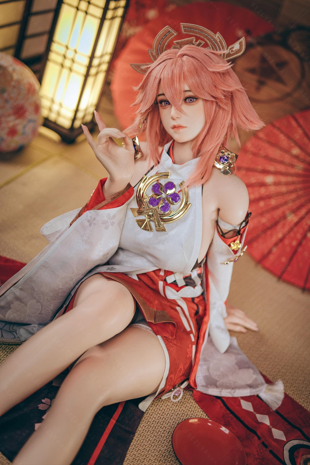 Yae Miko Sex Doll (Bezlya Doll 155cm E-pohár 2.2CF silikon)