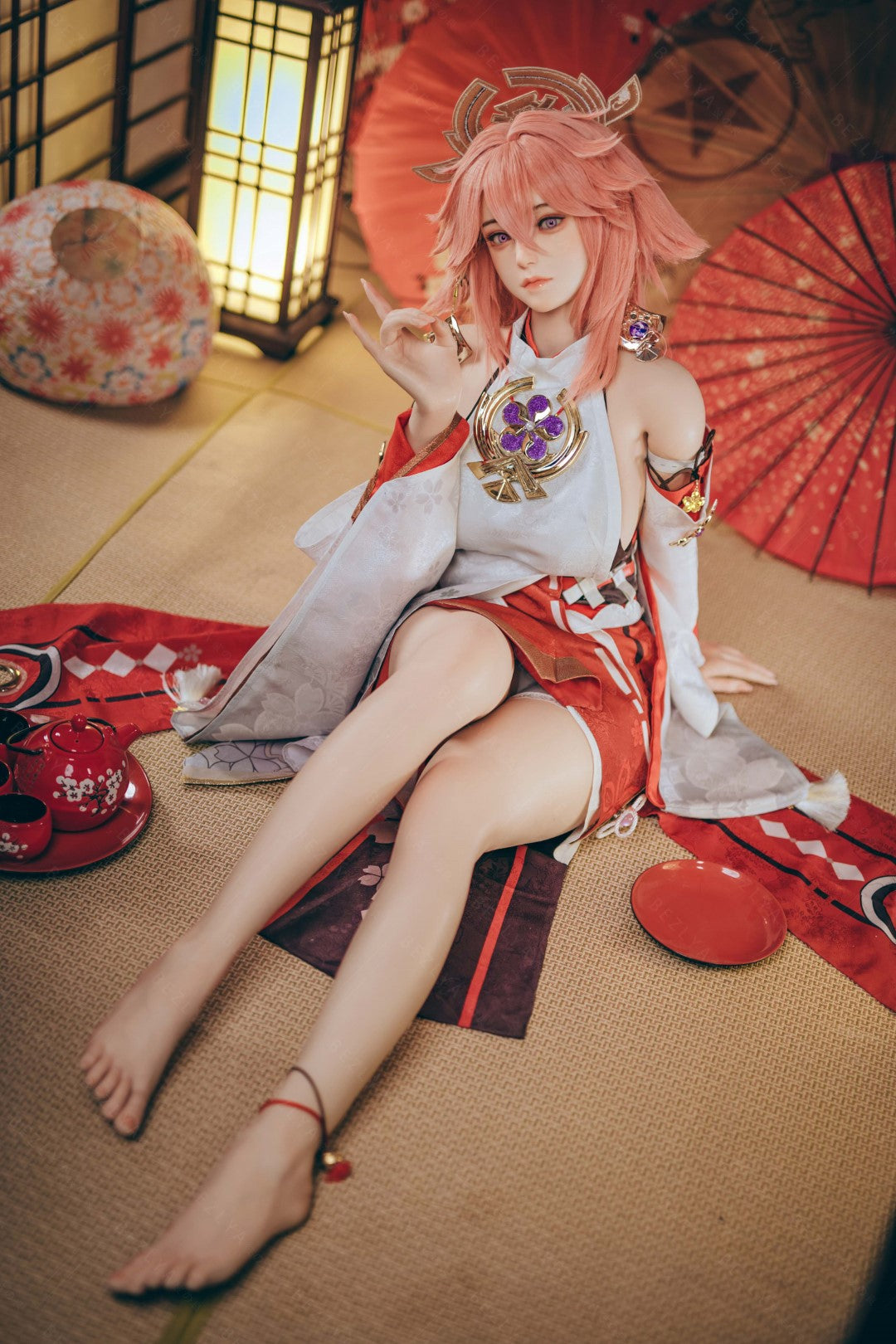 Yae Miko Sex Doll (Bezlya Doll 155cm E-pohár 2.2CF silikon)