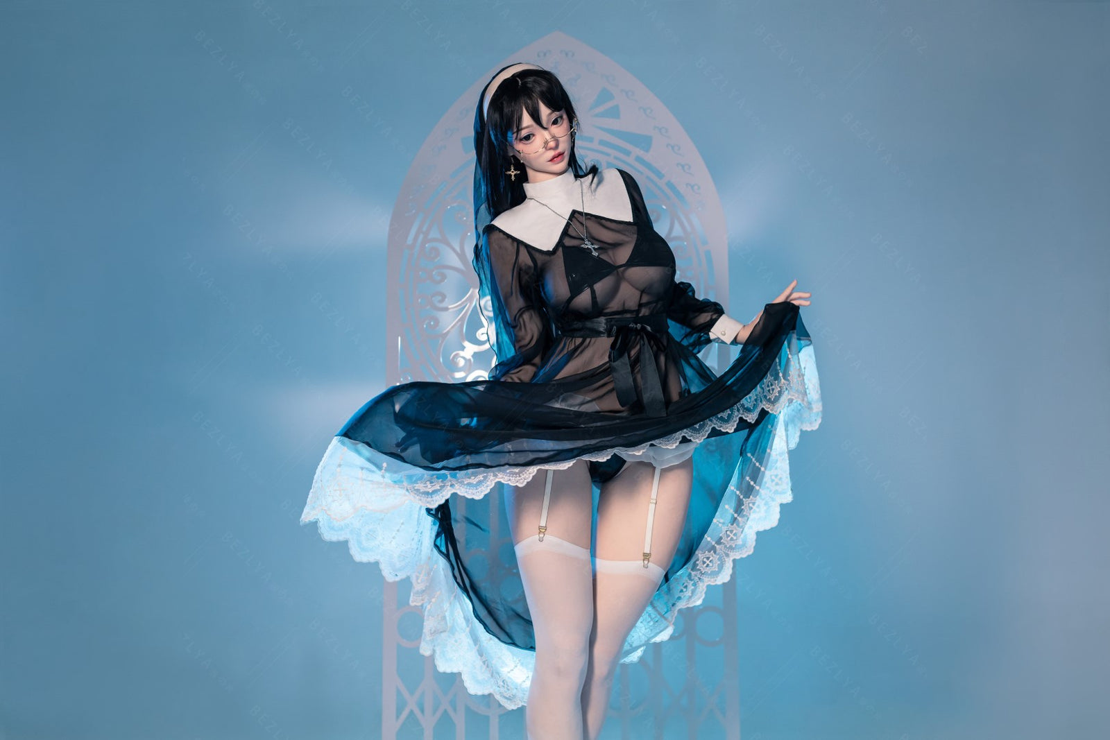 Sexuální panenka Albizia (Bezlya Doll 168cm F pohár 2,2U silikon)