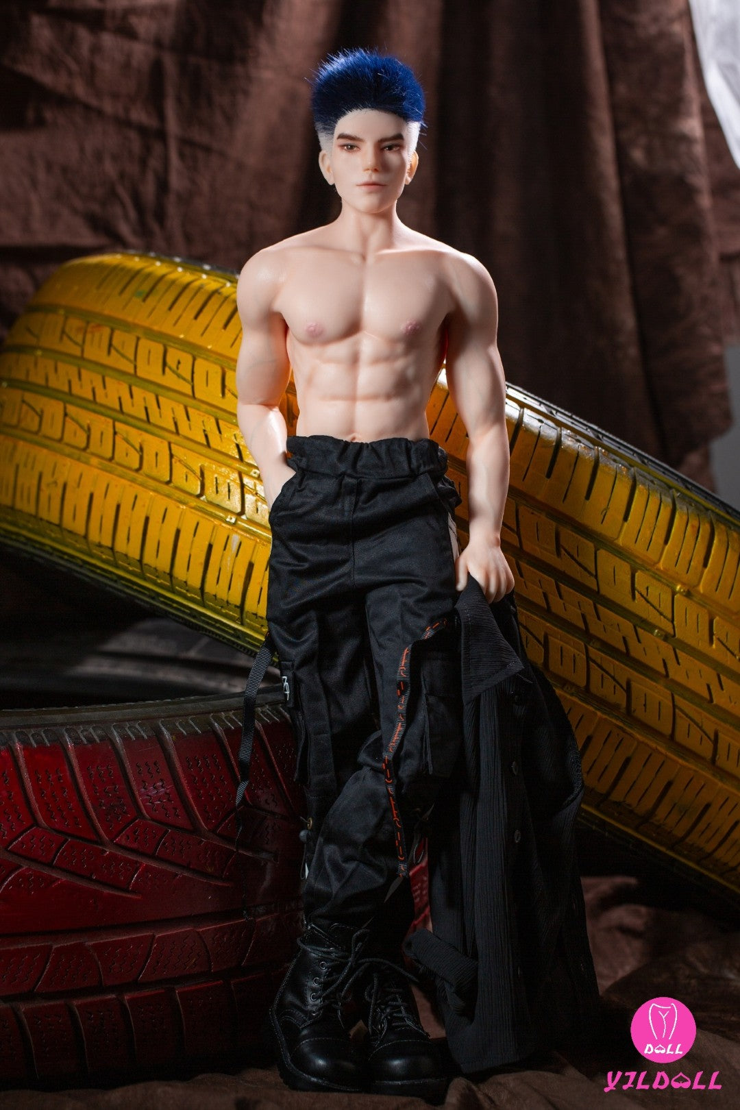 Paul mužská sexuální panenka (YJL Doll 62 cm MD015 silikon)