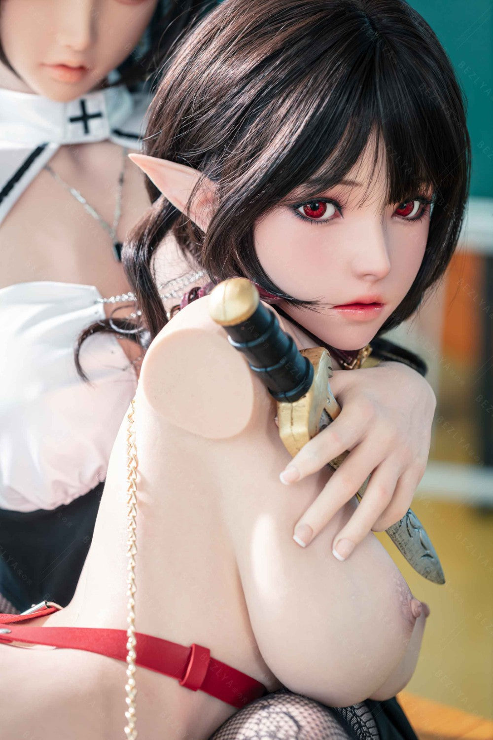 Vanilková sexuální panenka (Bezlya Doll 155cm E-pohár 2.2CF silikon)