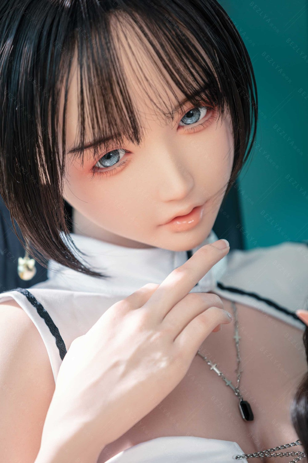 Vanilková sexuální panenka (Bezlya Doll 155cm E-pohár 2.2CF silikon)