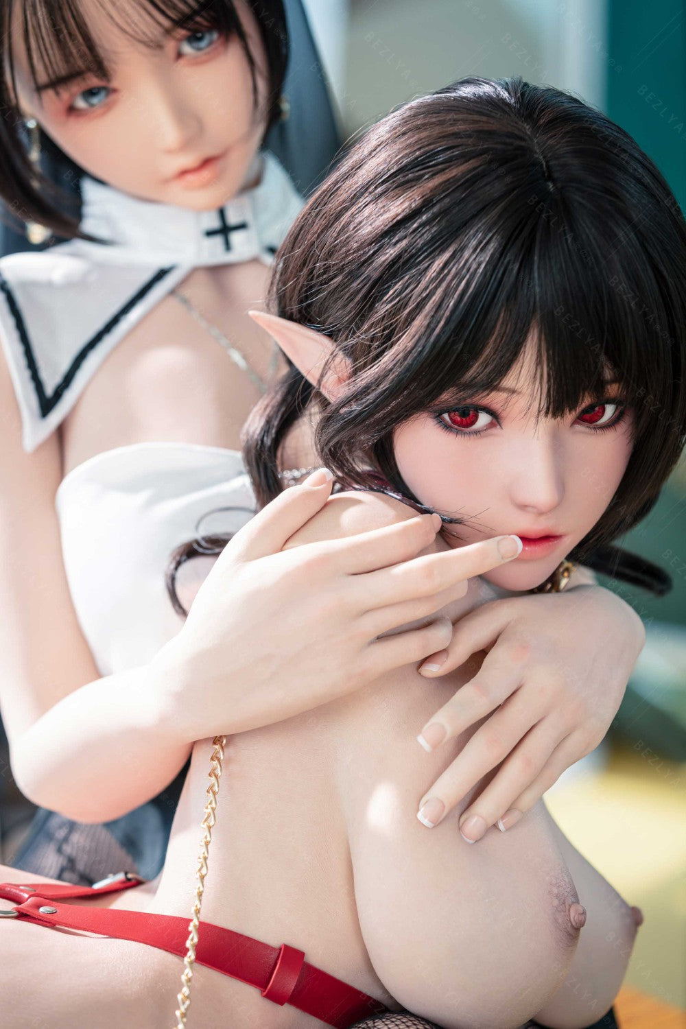 Vanilková sexuální panenka (Bezlya Doll 155cm E-pohár 2.2CF silikon)