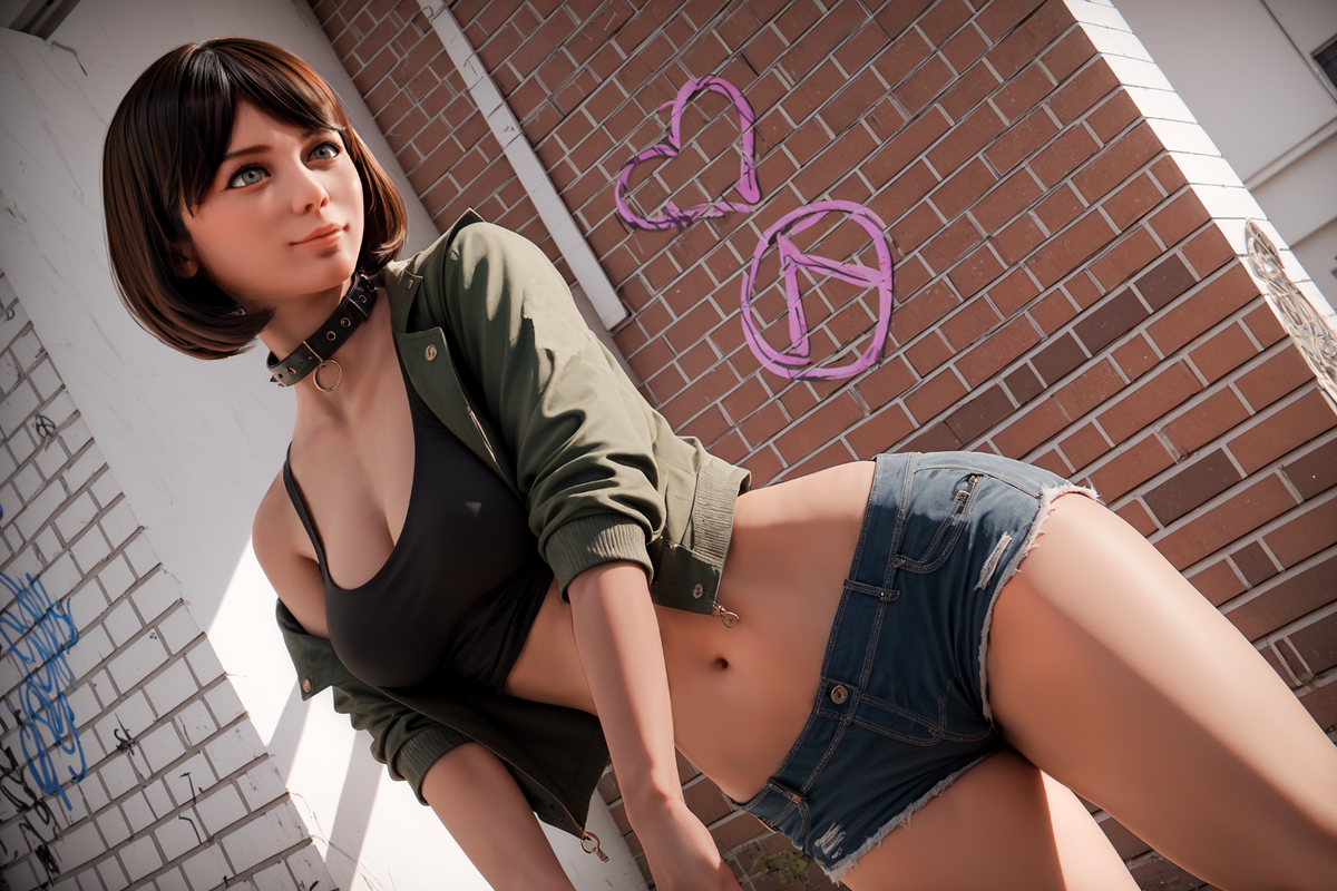 Sexuální panenka Mathilda (Aibei Doll 151cm F-Cup #AB17 TPE+silikon)