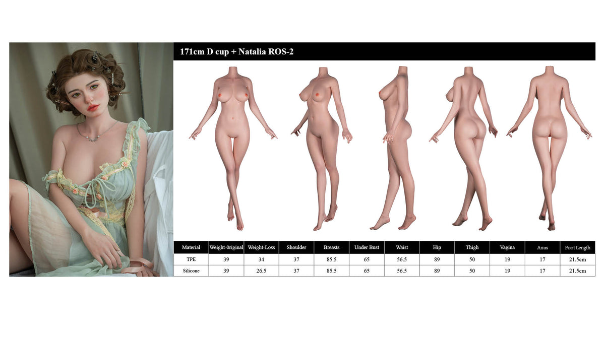 Natalia Sex doll (Starpery 171cm D-cup TPE+silicone)