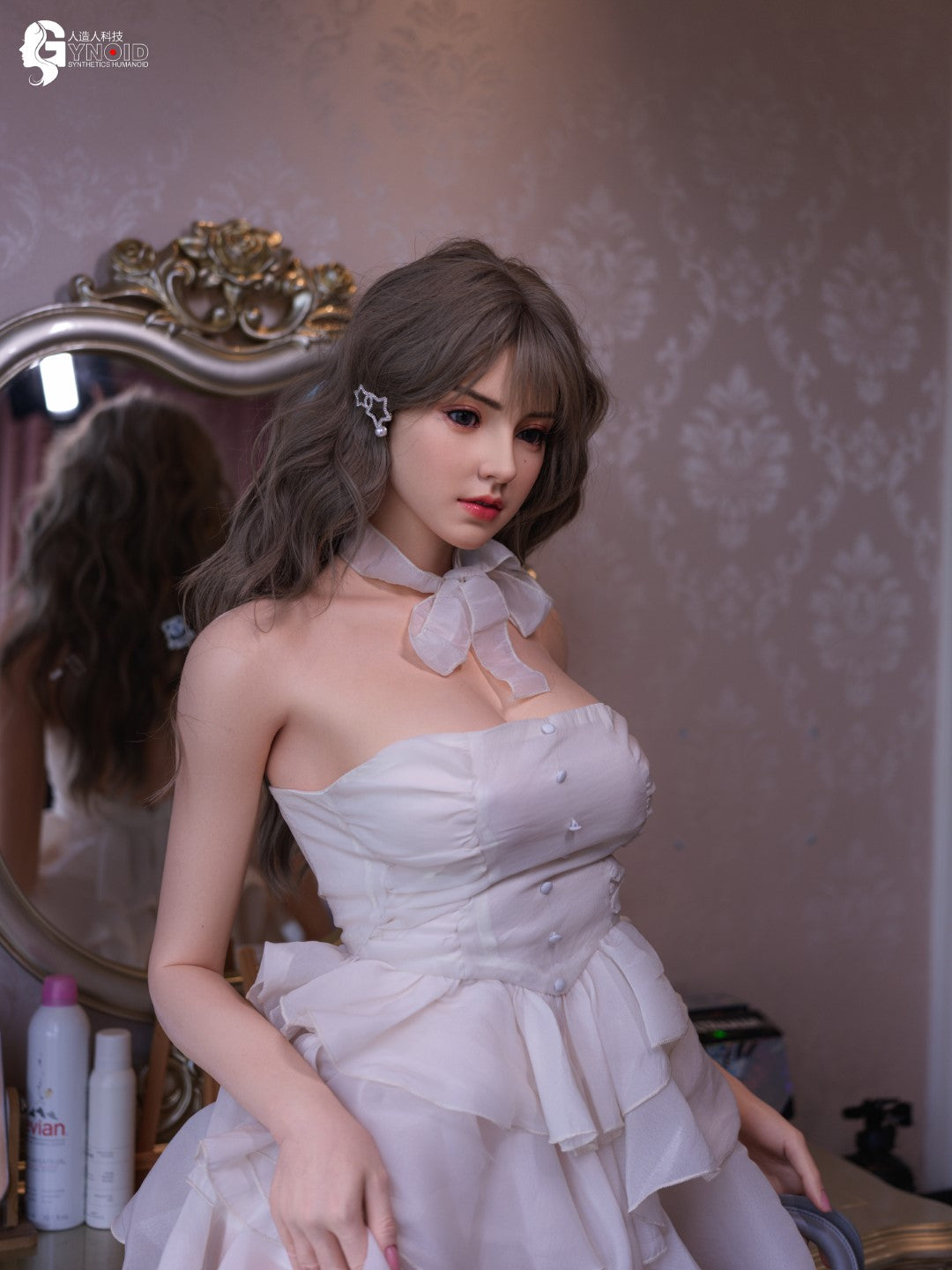 Sexuální panenka Mona Model 20R Deluxe (Gynoid Doll 163 cm silikonový E-Cup)