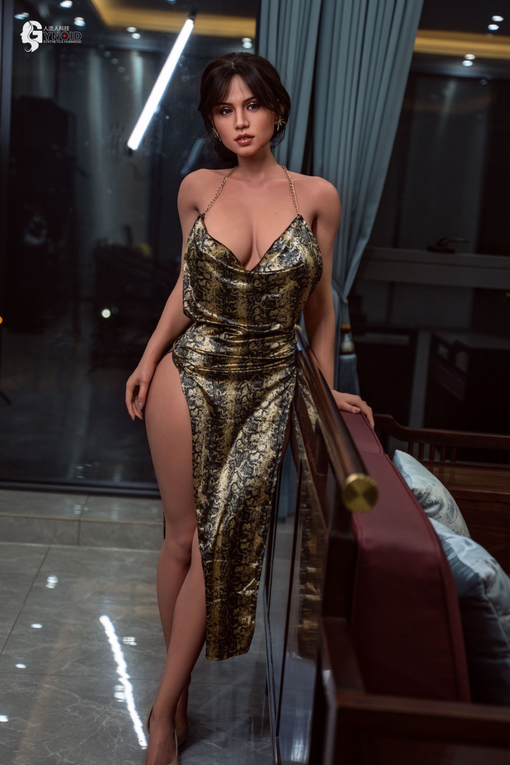 Sexuální panenka Gina Model 21 Deluxe (Gynoid Doll 164 cm F-Cup silikon)