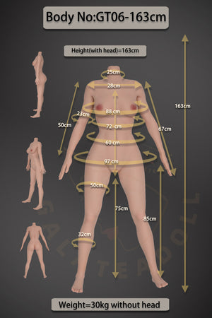 Amanda Sex Doll (Galatea Doll 163 cm D-kupa #135 silikon)