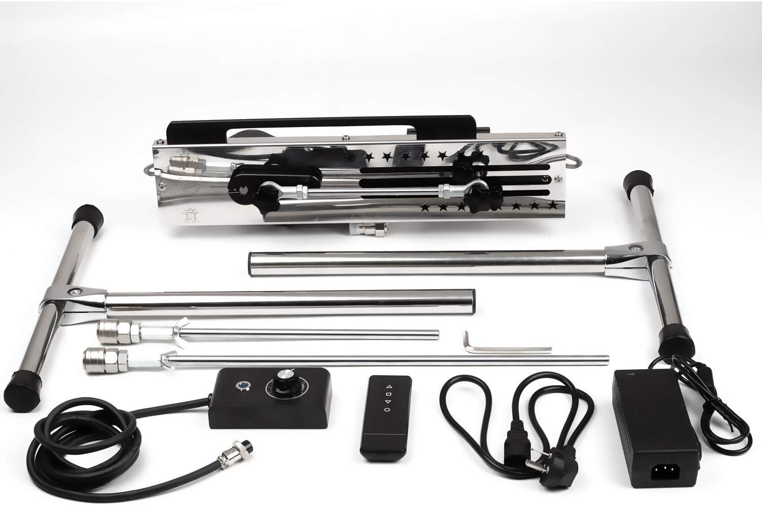 Profesionální sexuální stroj s nastavitelnou rychlostí a duálním ovládáním - 120W motor